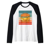 Dinero Hamburguesa Humor financiero Comer Dinero Comida Camiseta Manga Raglan