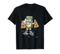 Dinero Hip Hop Meme Gráfico Graffiti Urbano Arte Street Style Camiseta