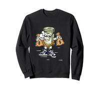 Dinero Hip Hop Meme Gráfico Graffiti Urbano Arte Street Style Sudadera