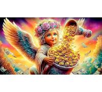 Dinero Puzzle Imposible,desafío for Adults Juego Educativo 1000 Piezas Obra de Arte de Juego de para Adultos y niños 75x50cm/1000pcs