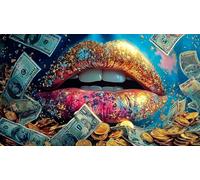 Dinero Puzzles Imposible,desafío for Adults Juego edugatoivo 1000 Piezas Obra de Arte de Juego de para Adultos, Regalos a Partir de 14 Años 38x52cm/1000pcs