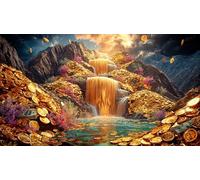 Dinero Puzzles Imposible,desafío para Adultos Entretenimiento Creativo 1000 Piezas Obra de Arte de Juego de para Adultos y Niños a Partir de 12 Años 38x26cm/1000pcs