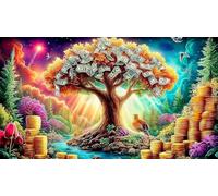 Dinero Rompecabezas Imposible,desafío for Adults Entretenimiento Creativo 1000 Piezas Obra de Arte de Juego de para Adultos y Niños Mayores de 12 años 75x50cm/1000pcs