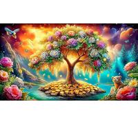 Dinero Rompecabezas Imposible,desafío for Adults Juego Educativo 1000 Piezas Obra de Arte de Juego de para Adultos y niños 38x26cm/1000pcs