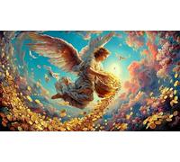 Dinero Rompecabezas Imposible,desafío para Adultos Entretenimiento Creativo 1000 Piezas Obra de Arte de Juego de para Adultos, Regalos a Partir de 14 Años 75x50cm/1000pcs