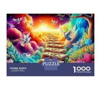 Dinero Tree 1000 Pieza PuzzlesEscalera al Cielo Regalo De Rompecabezas Challenge Puzzle Adultos Y Niños +14 Años Decoración Hogar38x26cm/1000pcs