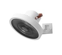 DINESA Ventilador pequeño de pared para el hogar, recargable, multifuncional, portátil, con agitación, eléctrico