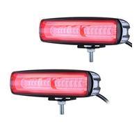 Dinfu 30W Luz LED Estroboscopica, 2 PCS Carretilla Elevadora Lateral Marcador Luz Del Punto de Advertencia de 3 m para zonas de peligro para Linde, Toyot-a, Jungheinrich, Still y Crown etc.