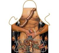 Ding Yongliang Delantal cocina, Sexy Delantal de Cocina Hombre en Bañador Regalo Divertido para Novio Marido -B