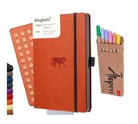 Dingbats* Cuaderno A5 de Tapa Dura y Rotuladores Ātopen de Doble Punta