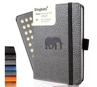 Dingbats* - Faune Petit Carnet de Notes A6 Ligné - Couverture Rigide, Journal en Cuir PU - Poche, Fermeture élastique, Porte-stylo, Marque-page