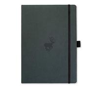 Dingbats* - Vida Silvestre Cuaderno A4 Rayado - Extra Grande Libreta de Tapa Dura Cuero PU - Cierre Elástico, Soporte para bolígrafos, Marcador