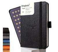 Dingbats Wildlife A6 Grid Pocket Notebook - PU Leather Hardco (Importación USA)