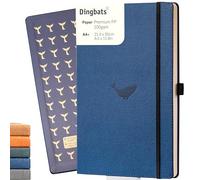 Dingbats - Wildlife Cuaderno Extra Grande Con Páginas En Blanco, Ballena Azul, A4 - Cuadernos De Tapa Dura - Papel Crema A Prueba De Tinta 100gsm