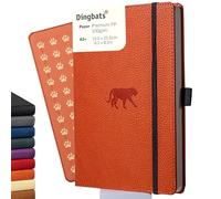 Dingbats - Wildlife Cuaderno Mediano En Blanco, Tigre Anaranjado, A5 - Tapa Dura - Papel Crema, A Prueba De Tinta De 100 Gsm