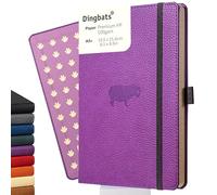 Dingbats - Wildlife Cuaderno Mediano Rayado, Hipopótamo Púrpura, A5 - Tapa Dura - Papel Crema De 100 Gsm A Prueba