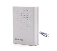 DingDong - Cerradura electrónica para timbre con control de acceso para oficina y hogar, altavoz integrado, carcasa ABS resistente al fuego (versión con batería)