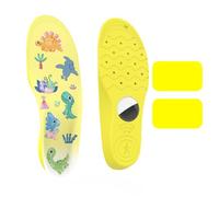 Dingfeiyu Airtag Plantillas ocultas para niños, soporte para Airtag, funda para rastreador GPS, plantillas para zapatos para niños (amarillo: 215-230 mm)