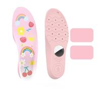 Dingfeiyu Airtag Plantillas ocultas para niños, soporte para Airtag, funda para rastreador GPS, plantillas para zapatos para niños (rosa: 135-150 mm)