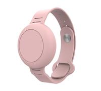 Dingfeiyu Pulsera niño Adultos para Apple Airtag Impermeable, Correa protección Silicona Funda, localizador GPS Anti-arañazos Infantil muñequera