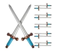 DINGFENG 10 PCS Espada Inflable 60 cm Espada de Juguete Inflable Sable Pirata Juguete Inflable Niños Accesorios de Fiesta Pirata para Fiesta en la Piscina Cumpleaños Cosplay Disfraz de Halloween