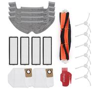 DingGreat Juego de Accesorios para Robot Aspirador Xiaomi Mijia STYTJ05ZHM, Piezas de Repuesto Incluye 1 Cepillo Principal, 6 cepillos Laterales, 4 filtros, 4 toallitas, 2 Bolsas para el Polvo