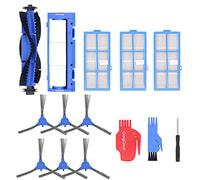 DingGreat Kit Cepillos Repuestos para Bagotte BG600 Robot Aspirador - 1 Cepillo Principal, 1 Protector de Cepillo de Rodillo, 6 Cepillos Laterales, 3 Filtros, 2 Cepillo de Limpieza, 1 Destornillador