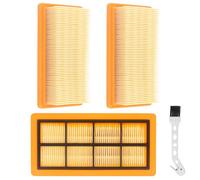 DingGreat Lote de 3 filtros de pliegue plano para aspiradora Kärcher AD2, AD2 Battery, AD4 Premium, AD3 Premium, AD3.000, AD3.200, AD3 AD3, AD3, AD3, para Kärcher 6.415-953.0