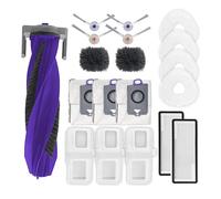 DingGreat Piezas de repuesto para Narwal Freo Z Ultra, aspirador robot accesorios para Narwal Freo Z Ultra (cepillo rol/filtro/limpiaparabrisas lateral/fregona/bolsa de polvo/reemplazable/zócalo