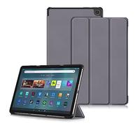 DINGGUAGUA Funda para Amazon Fire MAX 11 11 Pulgada 2023,Ultra Delgado Carcasa con Función de Soporte y Auto Estela/Sueño,Gris