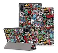 DINGGUAGUA Funda para Honor Pad X9 / X8 Pro 11.5 Pulgadas 2023,Ultra Delgado Carcasa con Función de Soporte,Graffiti