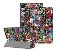 DINGGUAGUA Funda para Realme Pad 2 Tablet 11.5 Pulgadas 2023,Ultra Delgado Carcasa con Función de Soporte,Graffiti