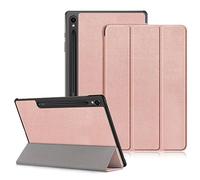 DINGGUAGUA Funda para Tablet Samsung Galaxy Tab S9 11 Pulgadas 2023 SM- X710/X716B/X718U,Ultra Delgado Tablet Estuche con Función de Soporte,Oro Rosa