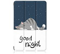 DINGGUAGUA Funda para Xiaomi Mi Pad 6/Mi Pad 6 Pro 11 Pulgadas 2023 Tablet Estuche con Función de Soporte y Auto Estela/Sueño,Gato Perezoso