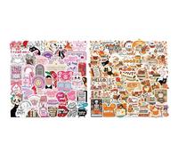 Dinghaole 100 calcomanías de vinilo impermeables para álbumes de recortes, calcomanías estéticas de verano estilo Taylor Swift Kawaii, bonitos elementos Sprunki para diario, laptop, regalo para el