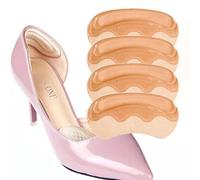 Dinghaole 2 pares de calcomanías de talón anticaídas, mocasines de talón, antifricción, calcomanías para zapatos, grandes cambios, armas mágicas, tacones altos, zapatos de cuero, almohadillas de