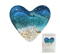 Dinghaole Abrazo en un bolsillo, corazón de bolsillo, regalo hecho a mano, regalos de recuerdo para mujeres amigas, regalos positivos, buenos regalos de la suerte para amigos, bodas, cumpleaños,