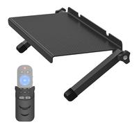 Dinghosen Estante superior de TV de plataforma de 13 pulgadas de ancho, estante ajustable para caja de cables, dispositivos de transmisión, enrutador y decoración del hogar, soporte superior de