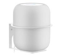 Dinghosen Soporte de altavoz resistente para Homepod 1 y Homepod 2, soporte de pared con cubierta a prueba de polvo para soporte de pared Homepod, soportes de pared de metal para Homepod fácil de