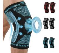 DINGIRA Rodillera para hombre y mujer, juego de 2 rodilleras con almohadillas de gel para rótula, antideslizantes y transpirables, estabilización de rodilla, soporte de rodilla para menisco