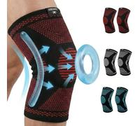 DINGIRA Rodillera para hombre y mujer, juego de 2 rodilleras con almohadillas de gel para rótula, antideslizantes y transpirables, estabilización de rodilla, soporte de rodilla para menisco