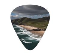 Dingle Peninsula Prints - Juego de 12 púas de guitarra con 3 grosores diferentes, adecuadas para guitarras eléctricas y acústicas