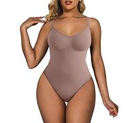 Dinglong Pack Regalo Mujer Body sin Costuras para Forma al Cuerpo, Control del Vientre, Levantamiento de glúteos, Tanga de Talla Grande, Bragas, Tirantes, corsé Ajustado Pack Regalo Mujer