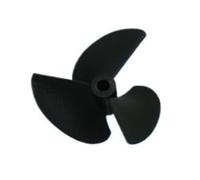 DingMotuo 3-Blade Nylon Left Hand Propeller For Model Ships 4 Sizes W/4.8mm Shaft(D55*P40mm)