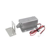 DingMotuo Waterproof Solenoid Lock for Netting/Trawling Boat Dropper, 12V/24V Electric Lock, Round/Square Bolt, 1 Piece(12V-Square)