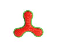 Dingo 17394 - Juguete para perros de goma dura TPR Boomerang TRI 16,5 cm