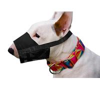 Dingo Bozal de Nailon Suave con Malla Transpirable para Razas pequeñas, Cachorros, Parson Russell, Pinscher, Schnauzer Miniatura, Negro (16774-2)