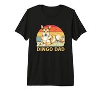 Dingo Dog Dad, Divertido, Retro, Vintage, mis Perros Son mi Cardio Camiseta Premium
