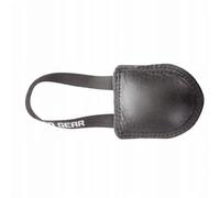 DINGO GEAR Bite Tug - Juguete de Piel auténtica Hecho a Mano para Entrenamiento de Perros K9 y Jugar S00229, Color Negro