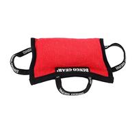 Dingo Gear Cojín Mordedor en Forma de Cuña, Tamaño Mediano y Suave, de Algodón-Nailon para Entrenamiento IPO IGP, Adiestramiento de Perros, Color Rojo, Modelo S00527